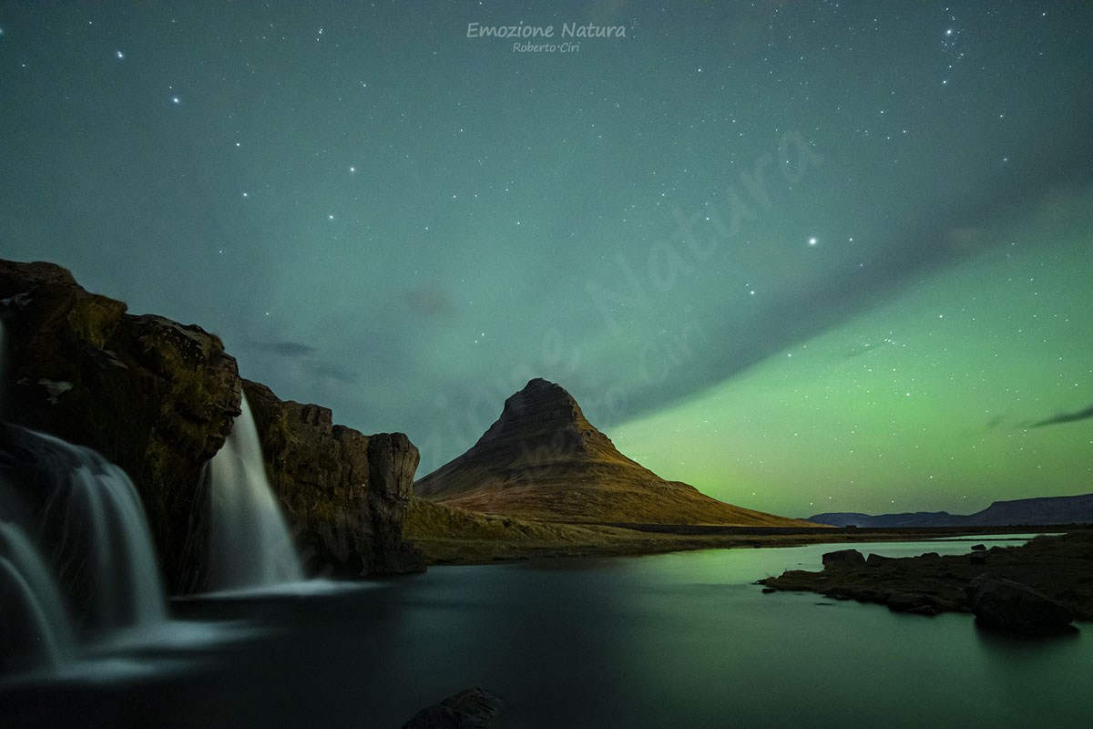 Aurora boreale Kirkjufell