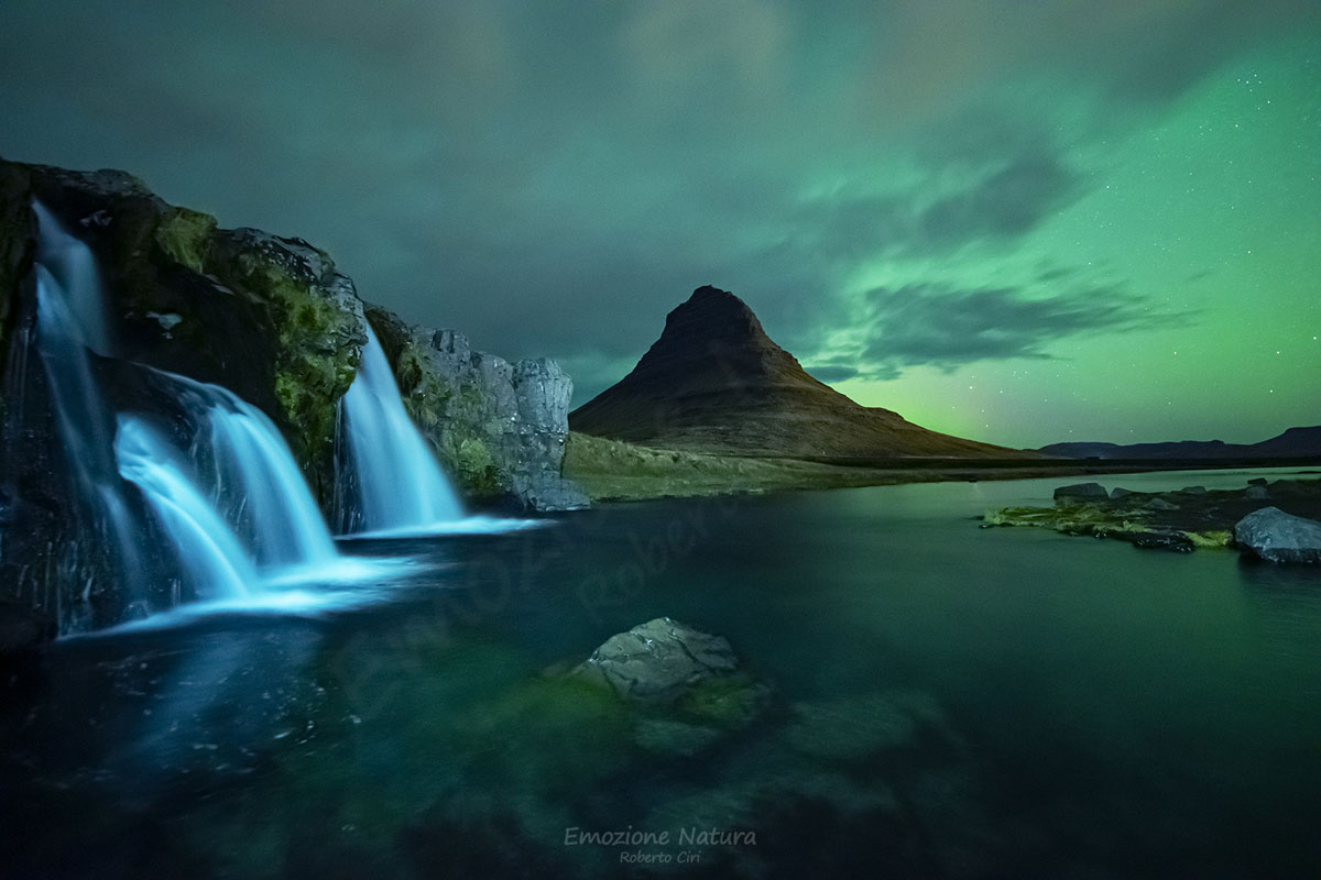 Aurora boreale Kirkjufell