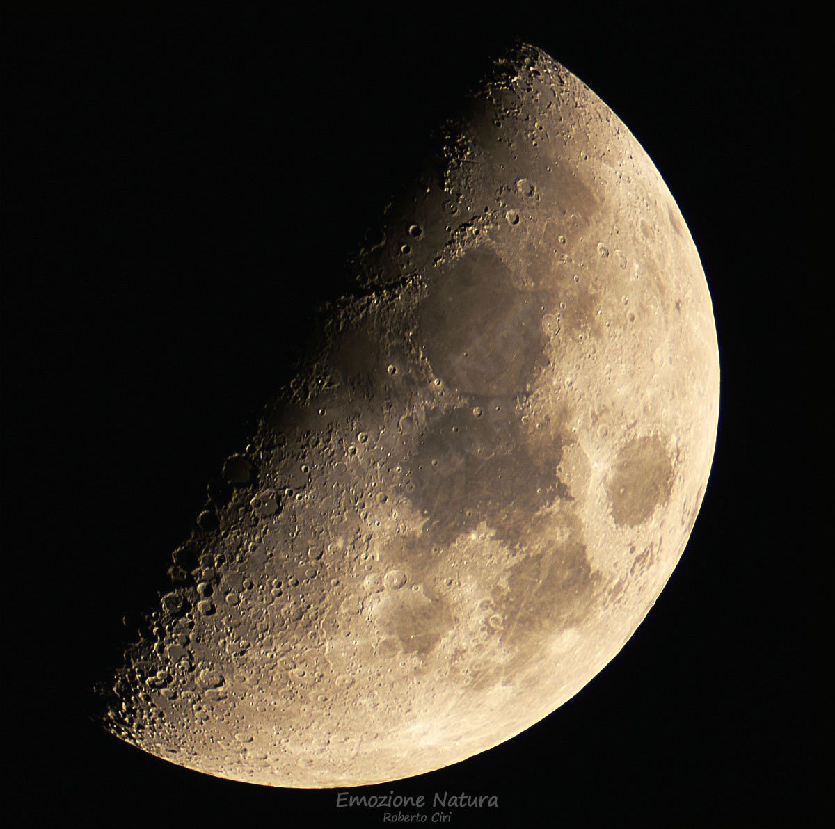 Luna al primo quarto