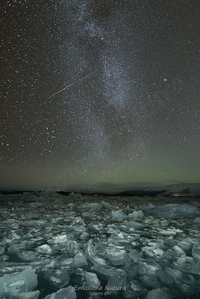 Via Lattea Jokullsarlon